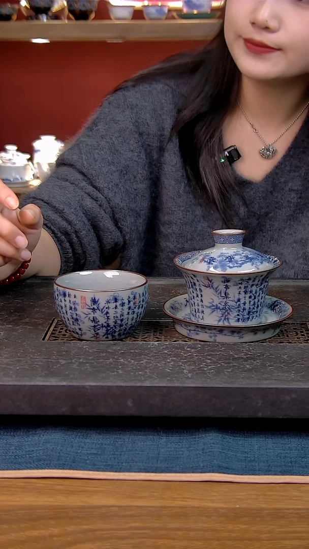 简装家用款件套 老陶泥开片纹陶瓷茶具