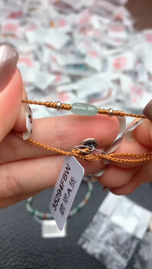 银S925镶嵌挂件翡翠—