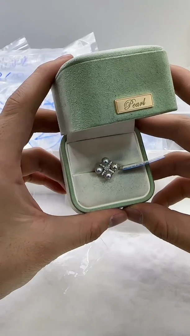 【闪购商品】海水珍珠DA银S925镶嵌c1052 珍珠