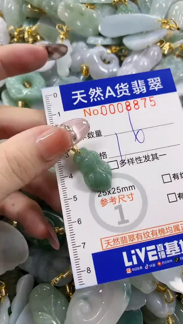 颈饰未镶嵌翡翠天然A货翡翠