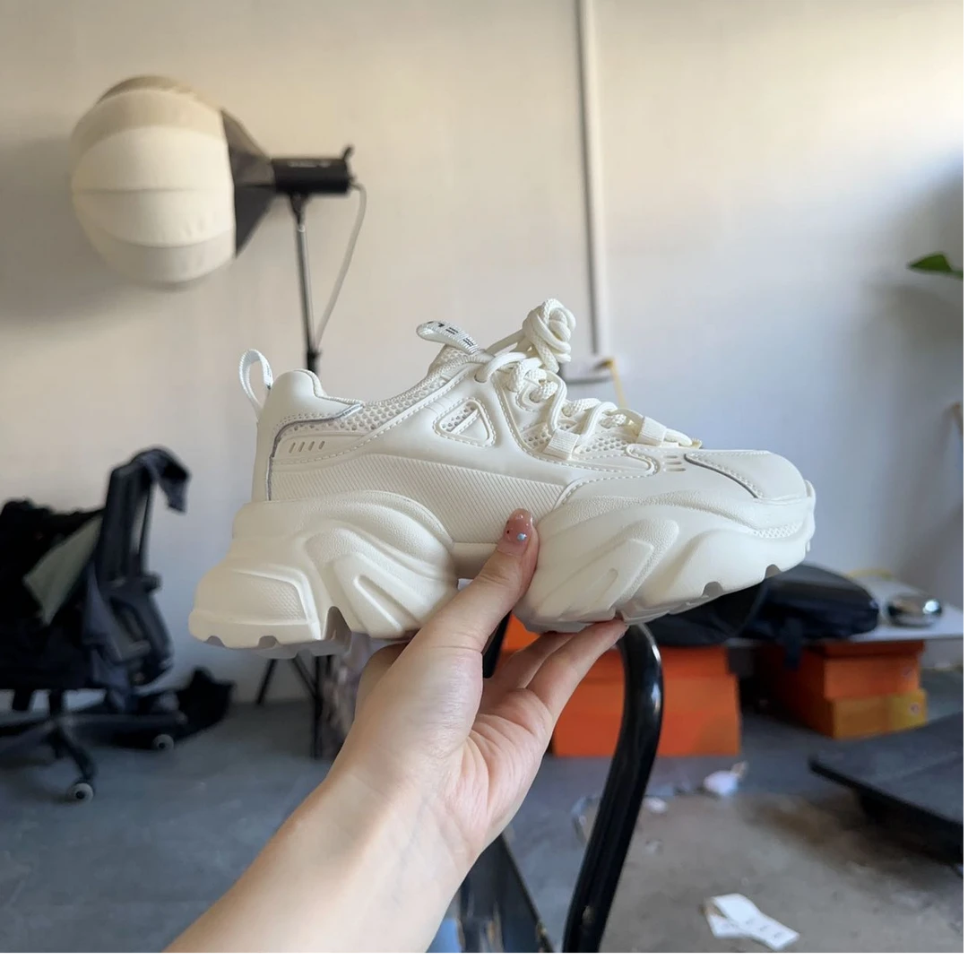 078宝妈高端四季款舒适运动鞋白色（温州宝妈鞋）