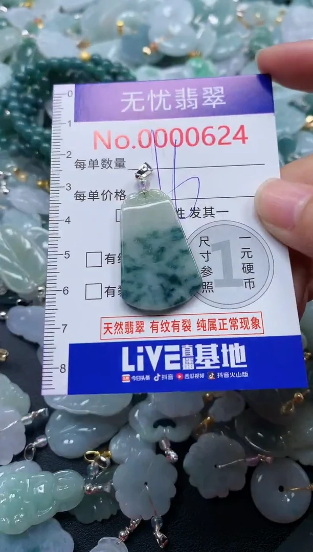 颈饰未镶嵌翡翠624