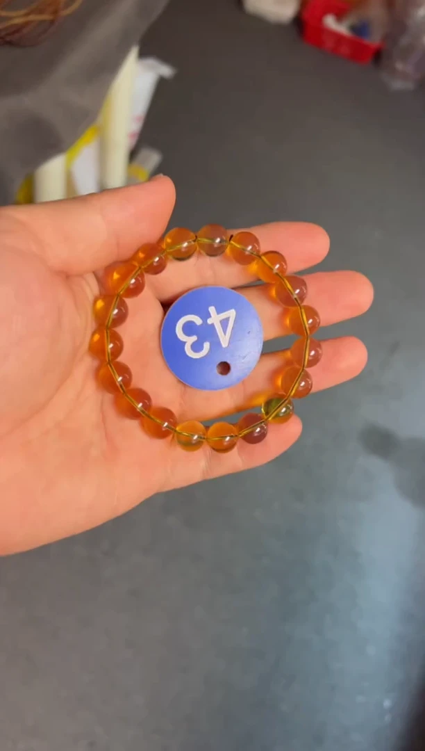 【闪购商品】蓝珀珠宝奇石未镶嵌10mm