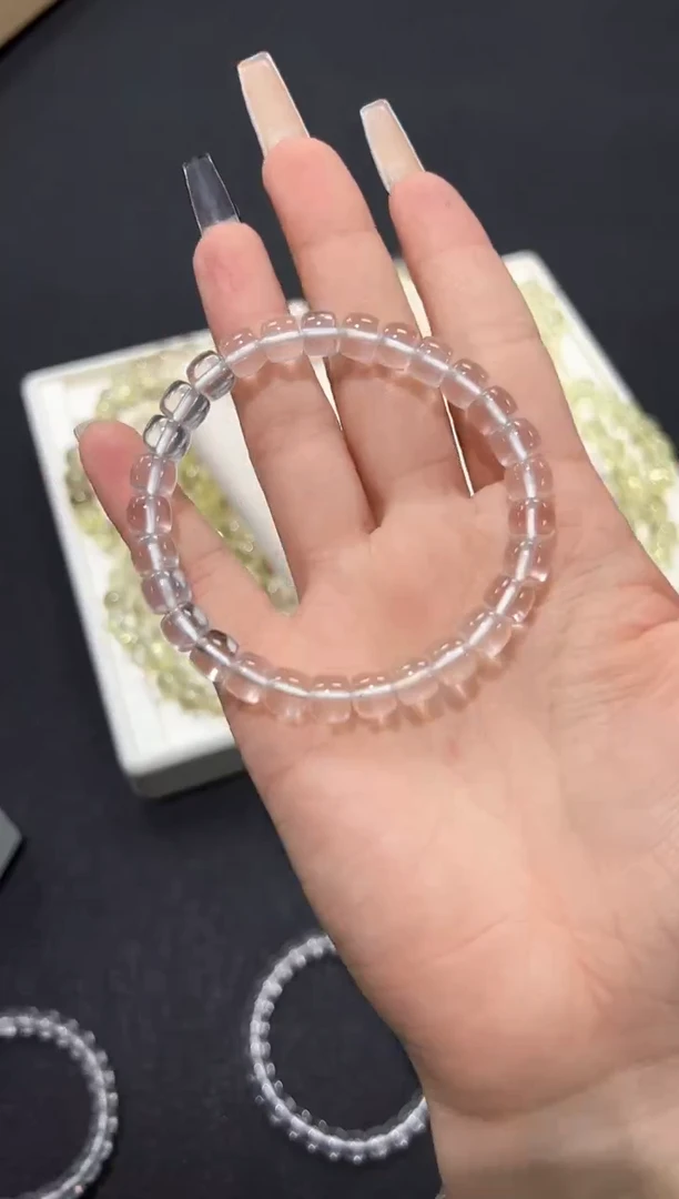 水晶手链未镶嵌26r多样性发其一【1条】默认微瑕7mm