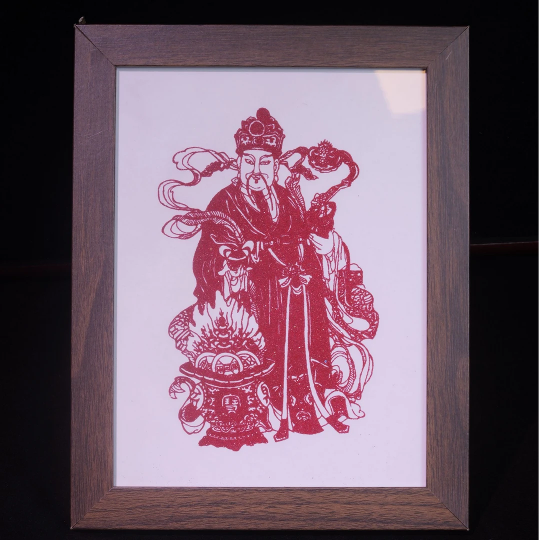 含辰砂工艺品鸿宇朱砂臻选手工朱砂送礼家用摆台画