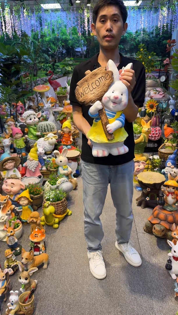 陶瓷花园庭院摆件&00&