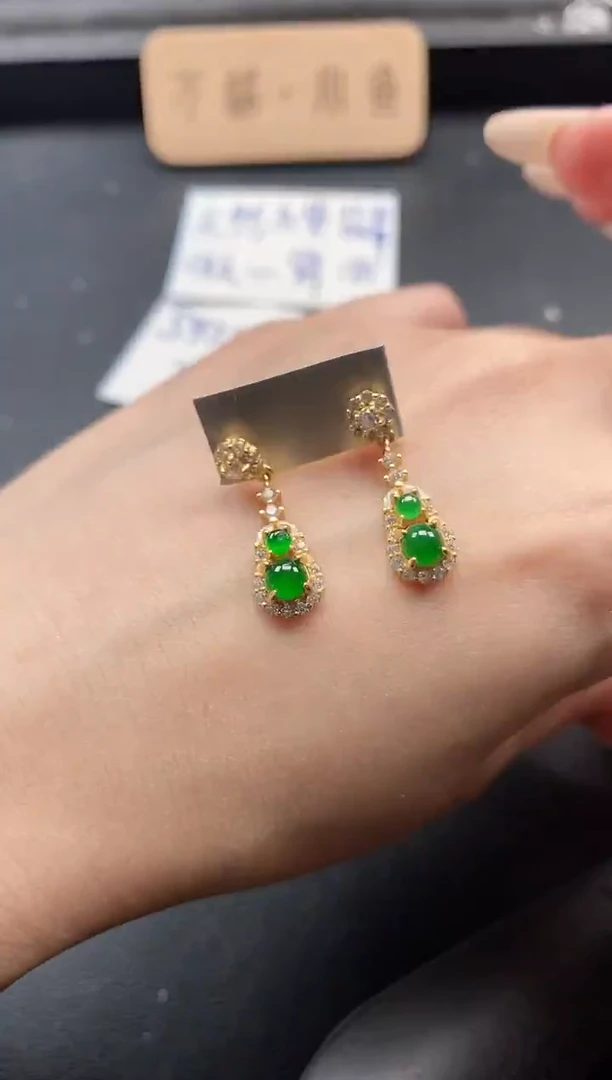 银S925镶嵌戒指翡翠51511