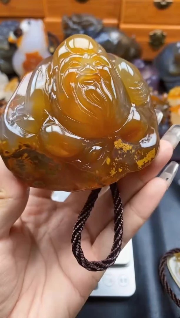 玛瑙/玉髓挂件未镶嵌老*童ll