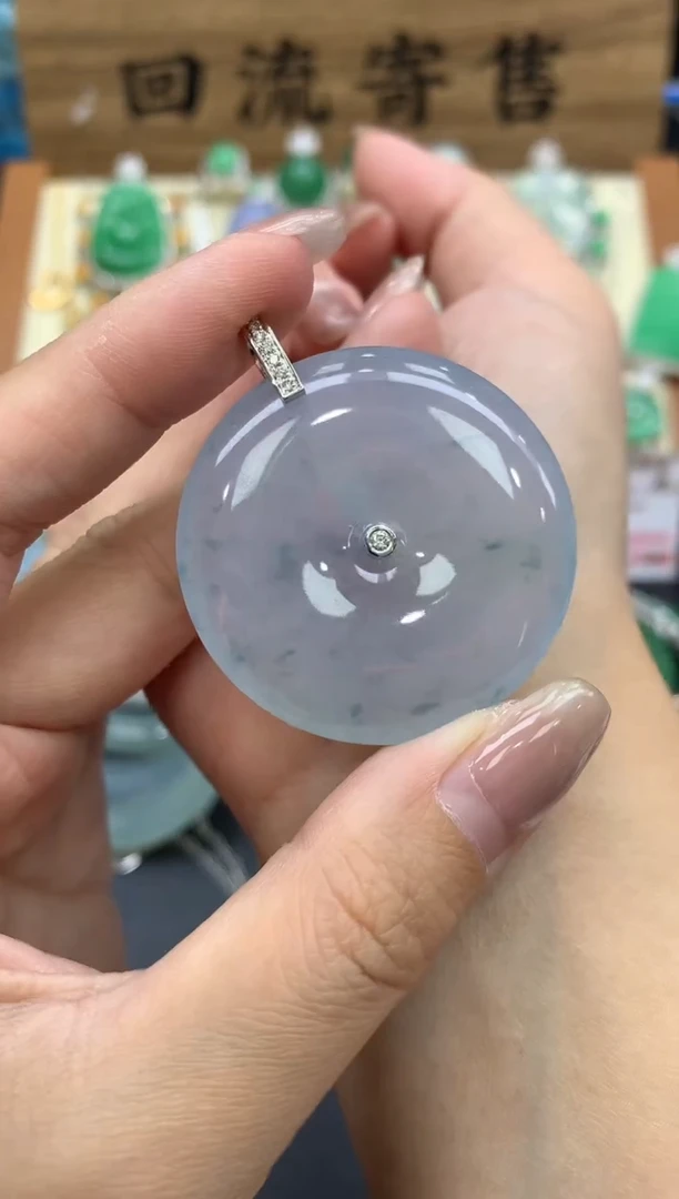 【闪购商品】翡翠颈饰18K金镶嵌460-中国好珍宝