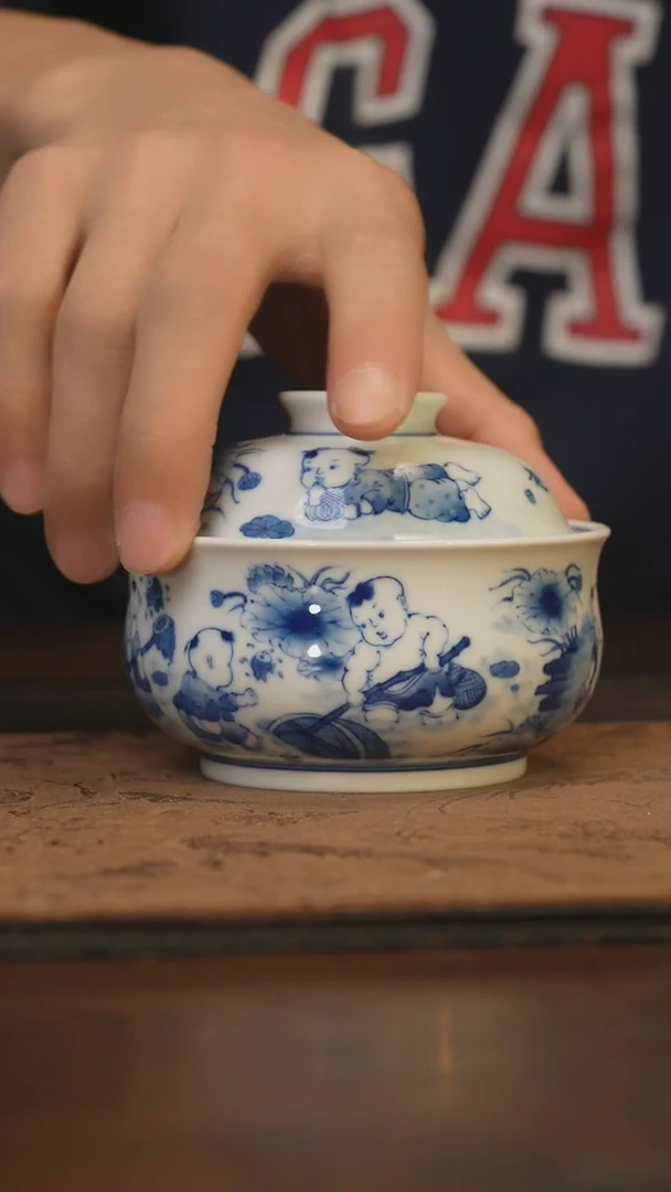 瓷片柴窑青花破价福利
