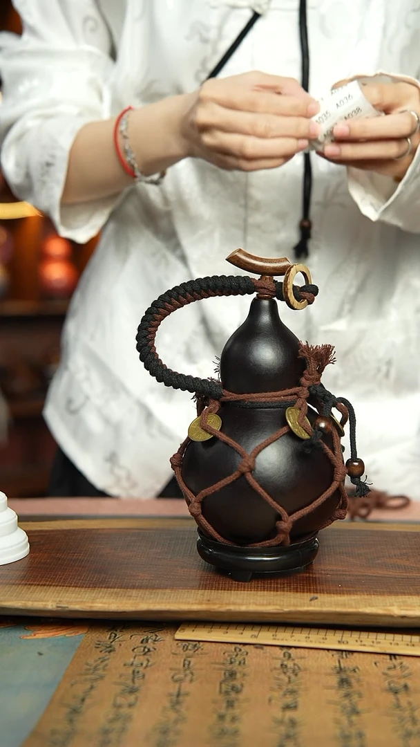 33号精品大漆酒葫芦防腐防渗装水茶酒