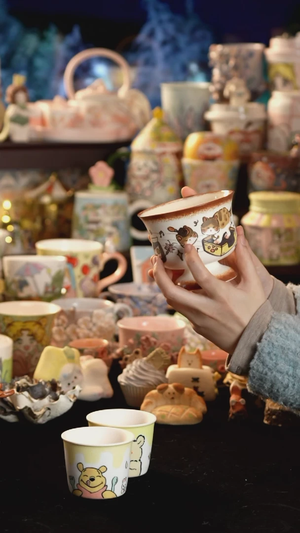 其他陶景德镇釉下彩手绘设计师款陶瓷