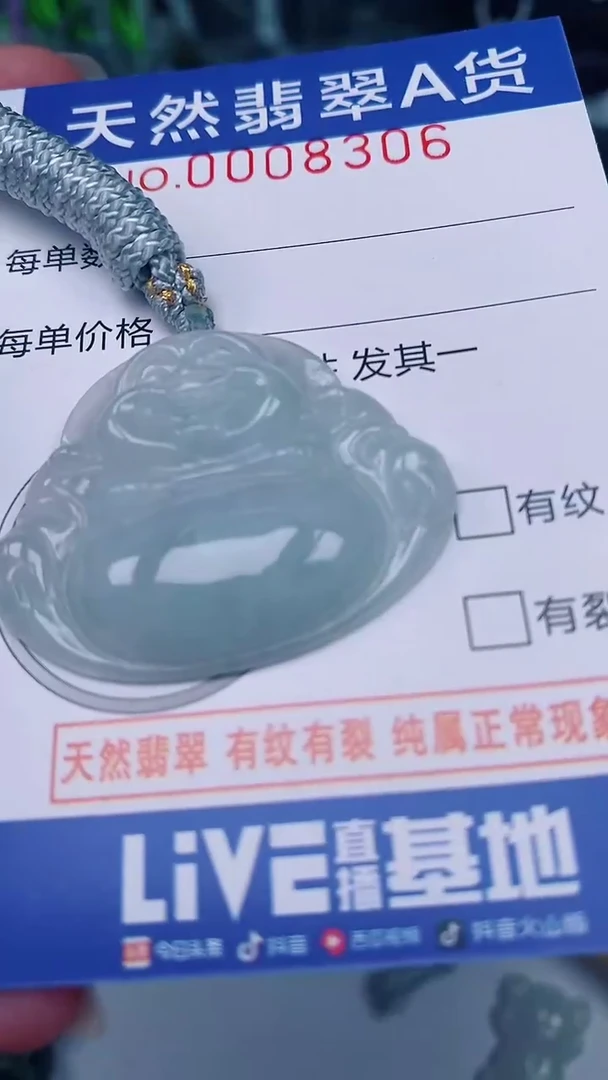 翡翠未镶嵌颈饰00008306