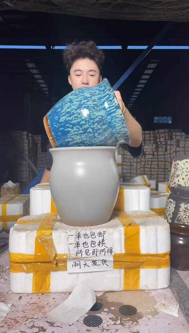 紫砂花盆宜兴紫砂粗陶花盆盆盆20/22