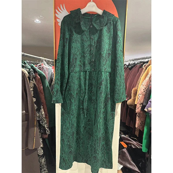 JY216  菲姐时尚高端洋气连衣裙长款