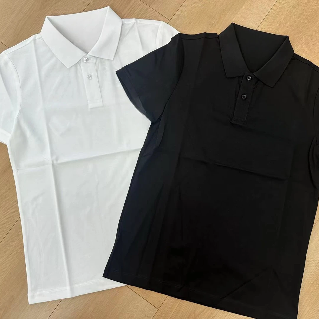 男士黑白双色休闲polo衫/m