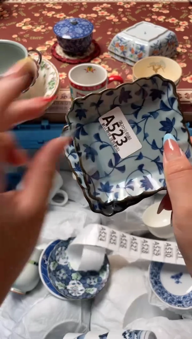瓷片贞****技瓷器瓷器A523