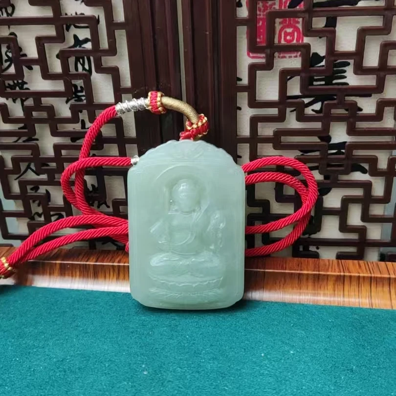 和田玉不懂明王吊坠（鸡）0145