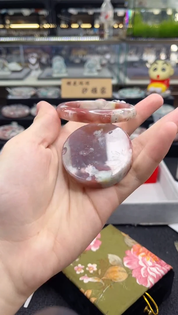 未镶嵌手镯石英质玉54圈口（赠品镯心）6952112