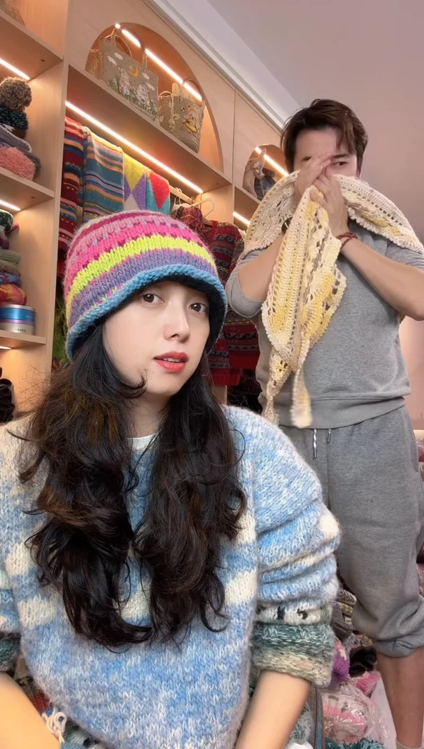 绵羊毛纯手工冲天辫