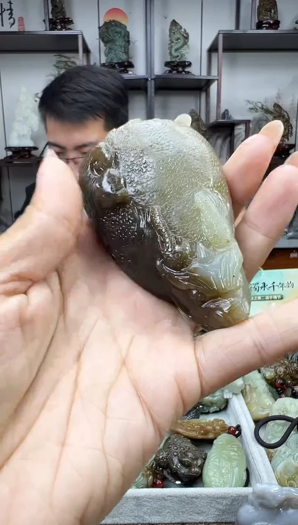 和田玉未镶嵌把件172