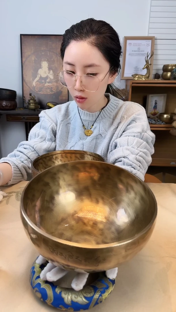 满月颂钵22.5cm-d