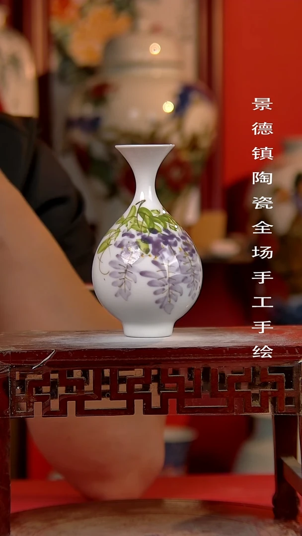 摆件景德镇陶瓷 手工手绘