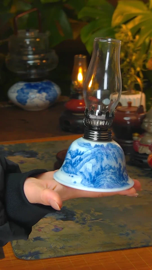 【闪购商品】景德镇陶瓷手工灯摆件