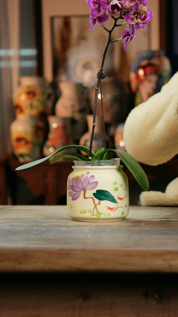 【闪购商品】瓷片景德镇纯手工釉下彩精品花瓶