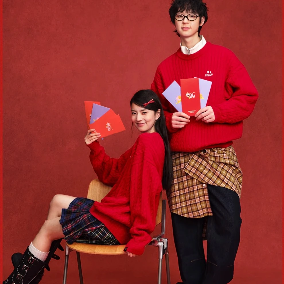 Dangerouspeople薛之谦dsp小眼睛绞花毛衣冬季潮流宽松百搭针织衫