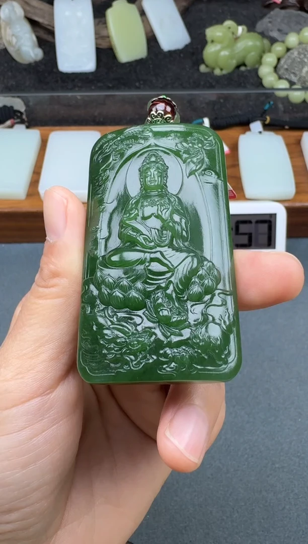 颈饰未镶嵌和田玉2