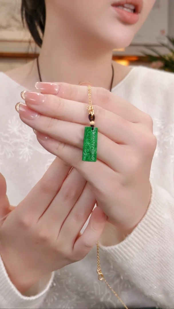 颈饰未镶嵌翡翠国风