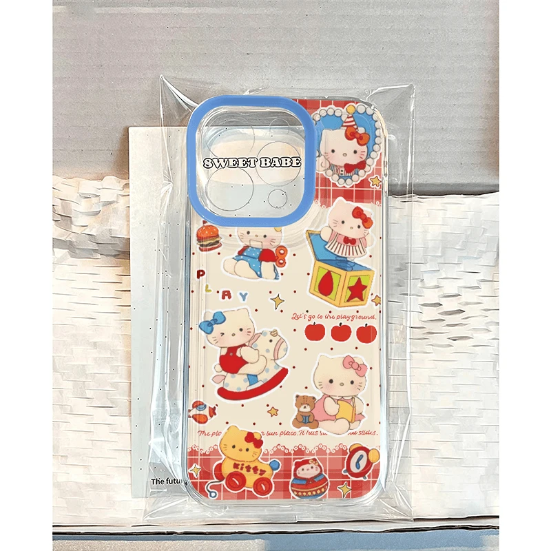 【自选2个】ins可爱卡通iphone手机壳 全包手机壳防摔透明软壳