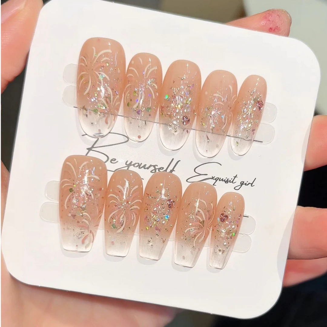 小九儿【繁花似锦】纯手工穿戴甲