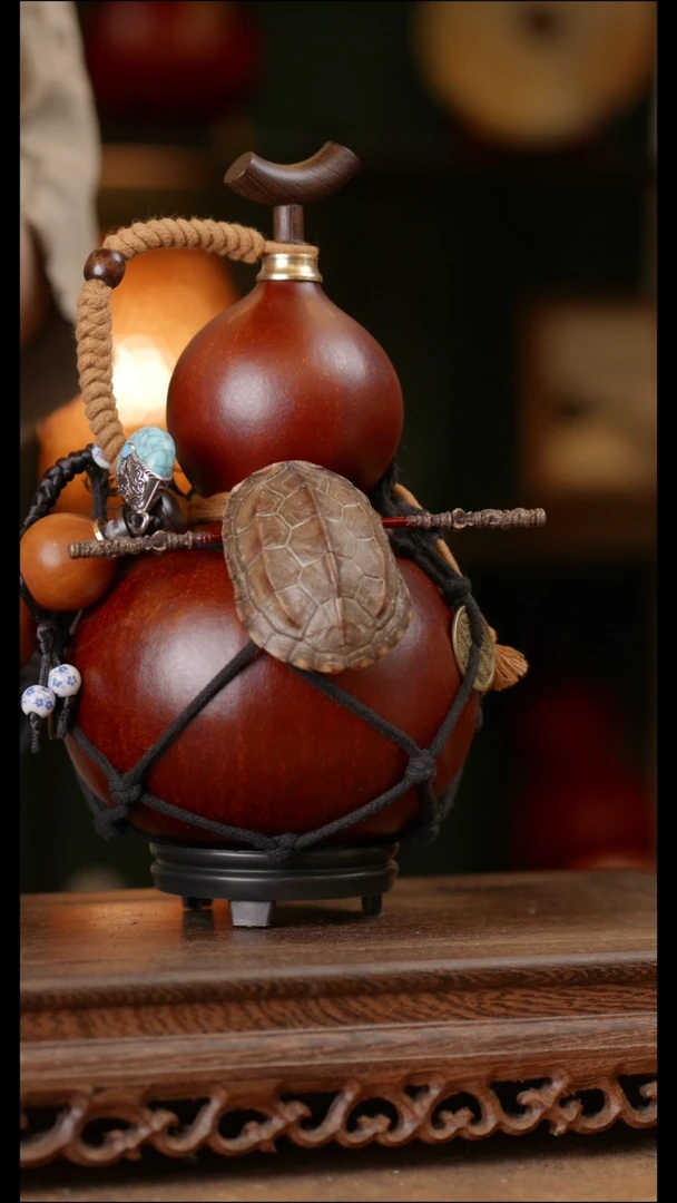 150号精品天然大漆酒葫芦一物一拍~