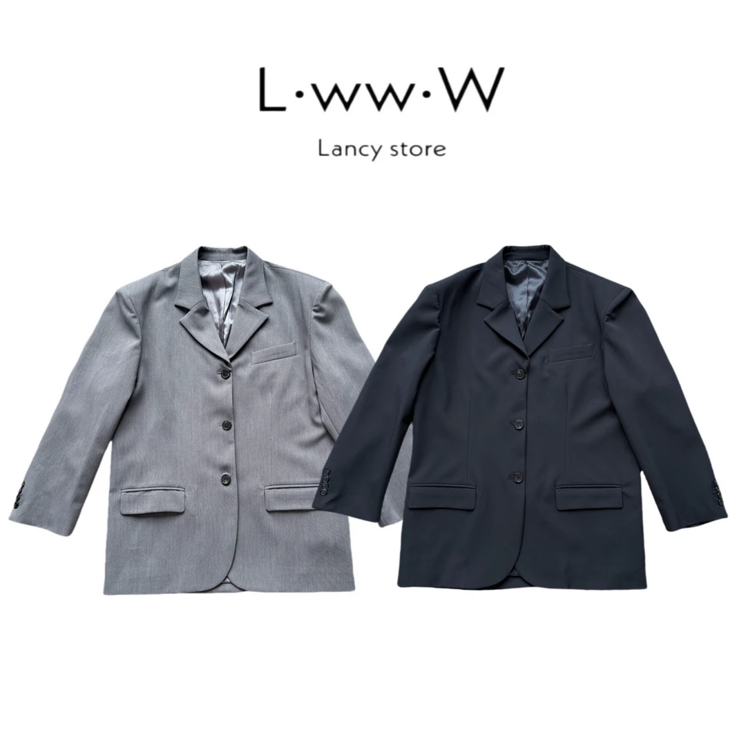 【小而精】松弛感微廓正肩西装外套版型巨好