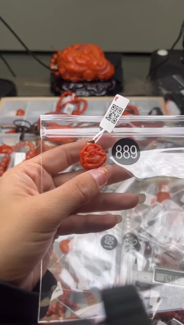 【闪购商品】南红玛瑙珠宝奇石银S925镶嵌889