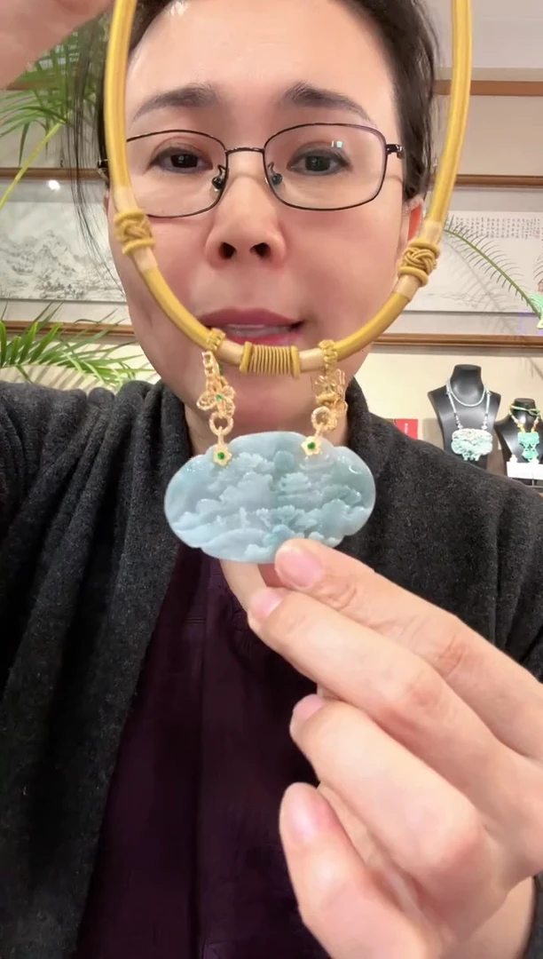 【闪购商品】翡翠颈饰未镶嵌国风