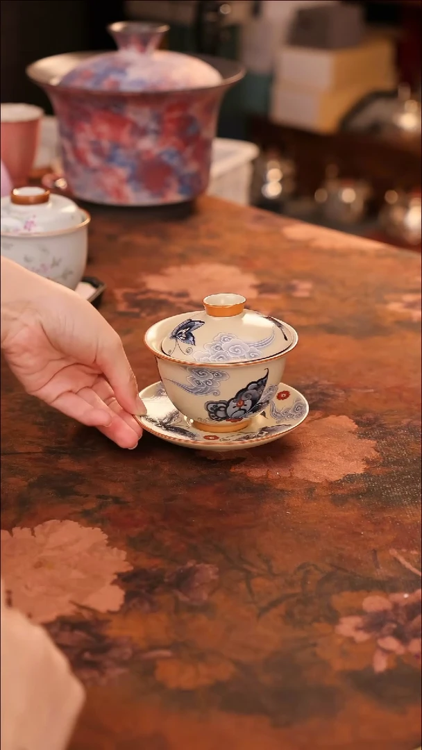 【闪购商品】陶瓷茶具（无礼盒无茶盘）@@A12040