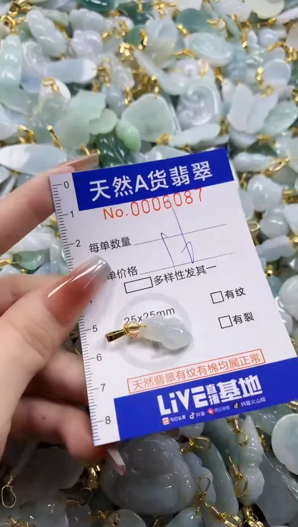 颈饰未镶嵌翡翠天然A货翡翠