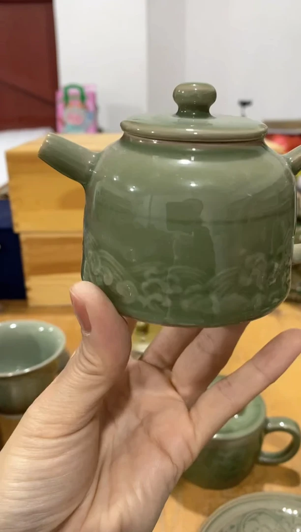 耀州窑新品 225 黑泥百纳壶