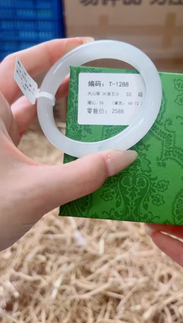 未镶嵌手镯石英质玉T-1288