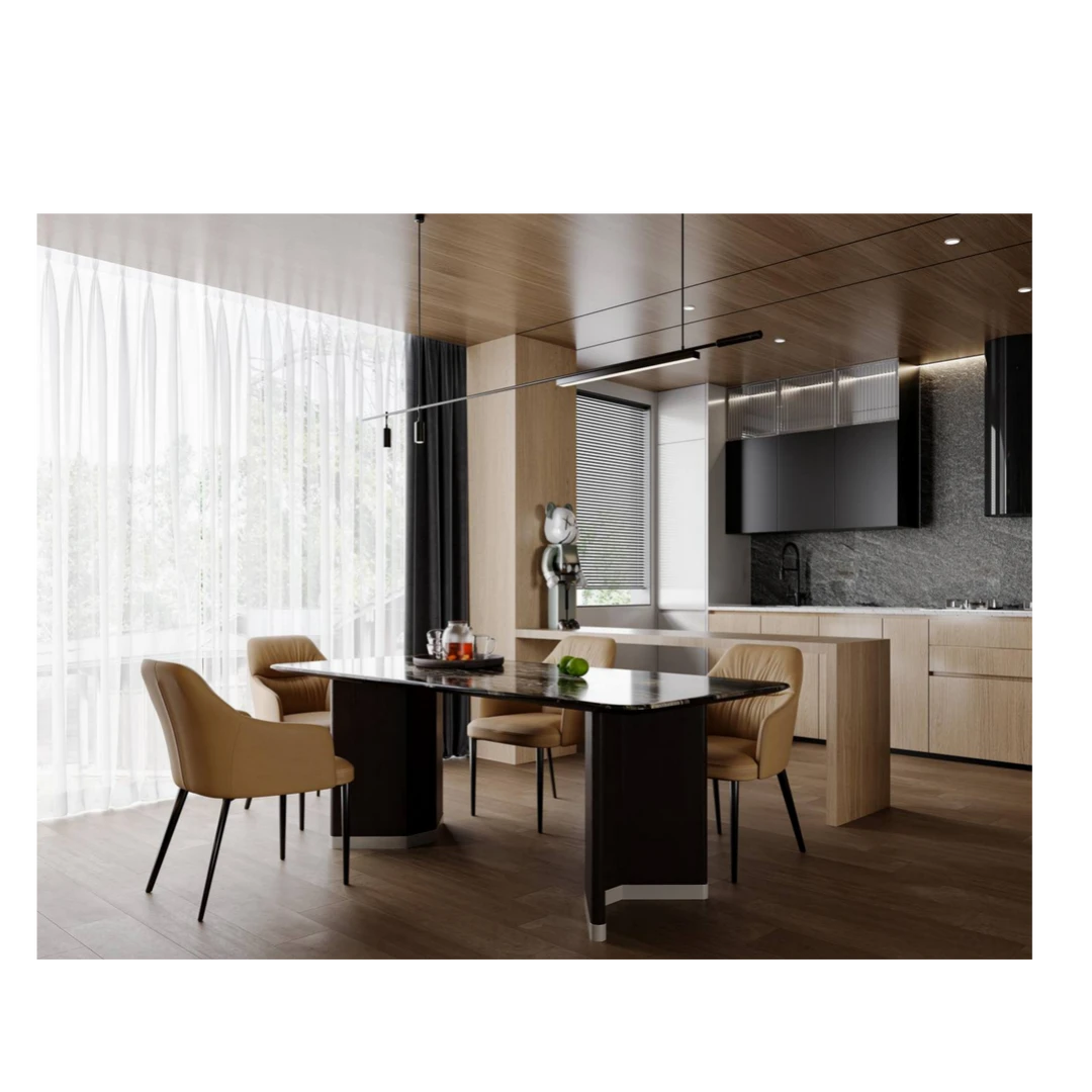 MEXIN/美心·家美仓灵时尚极简奢石餐桌