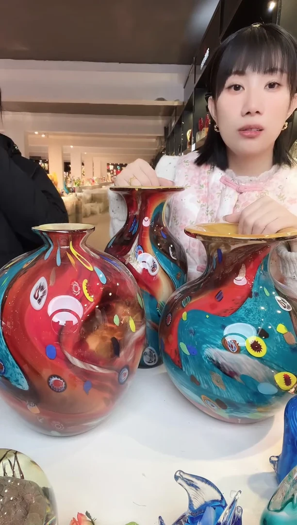 【闪购商品】茶盏琉璃摆件家居摆件