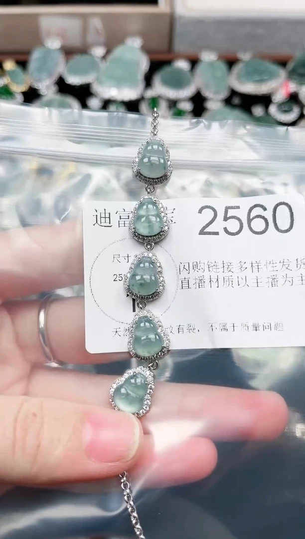 【闪购商品】翡翠颈饰未镶嵌2560赠皮绳