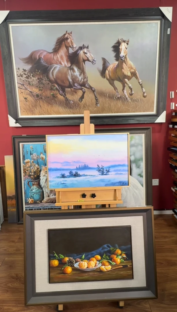 油画【7号】约53*35cm丨朝鲜原创纯手绘孤品油画丨顺丰包邮