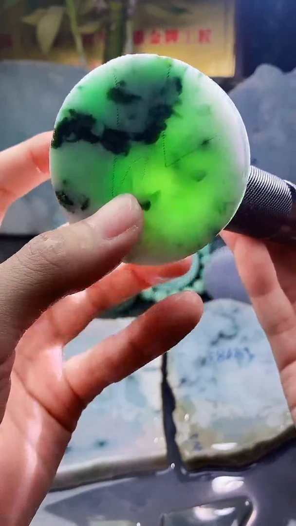 未镶嵌挂件翡翠小雨21