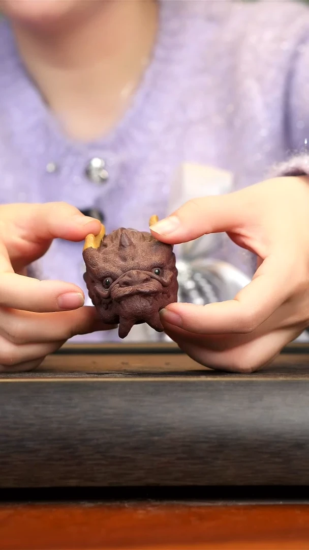 【闪购商品】紫砂茶壶念一紫砂  龙头盖置