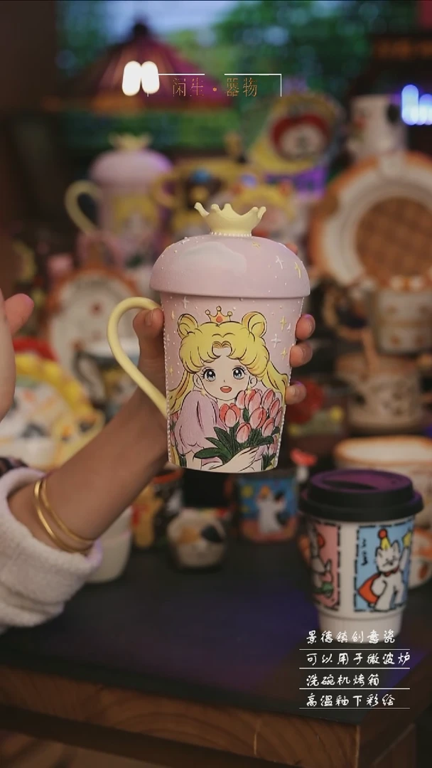 陶瓷景德镇可爱设计师款陶瓷
