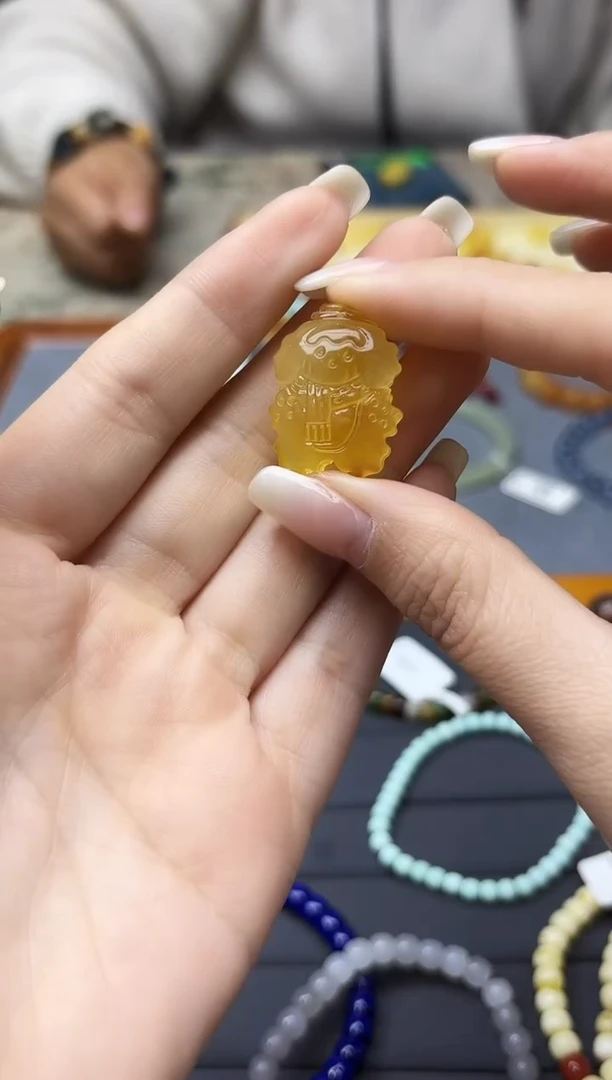 裸石蜜蜡未镶嵌蜜蜡女孩配饰GW